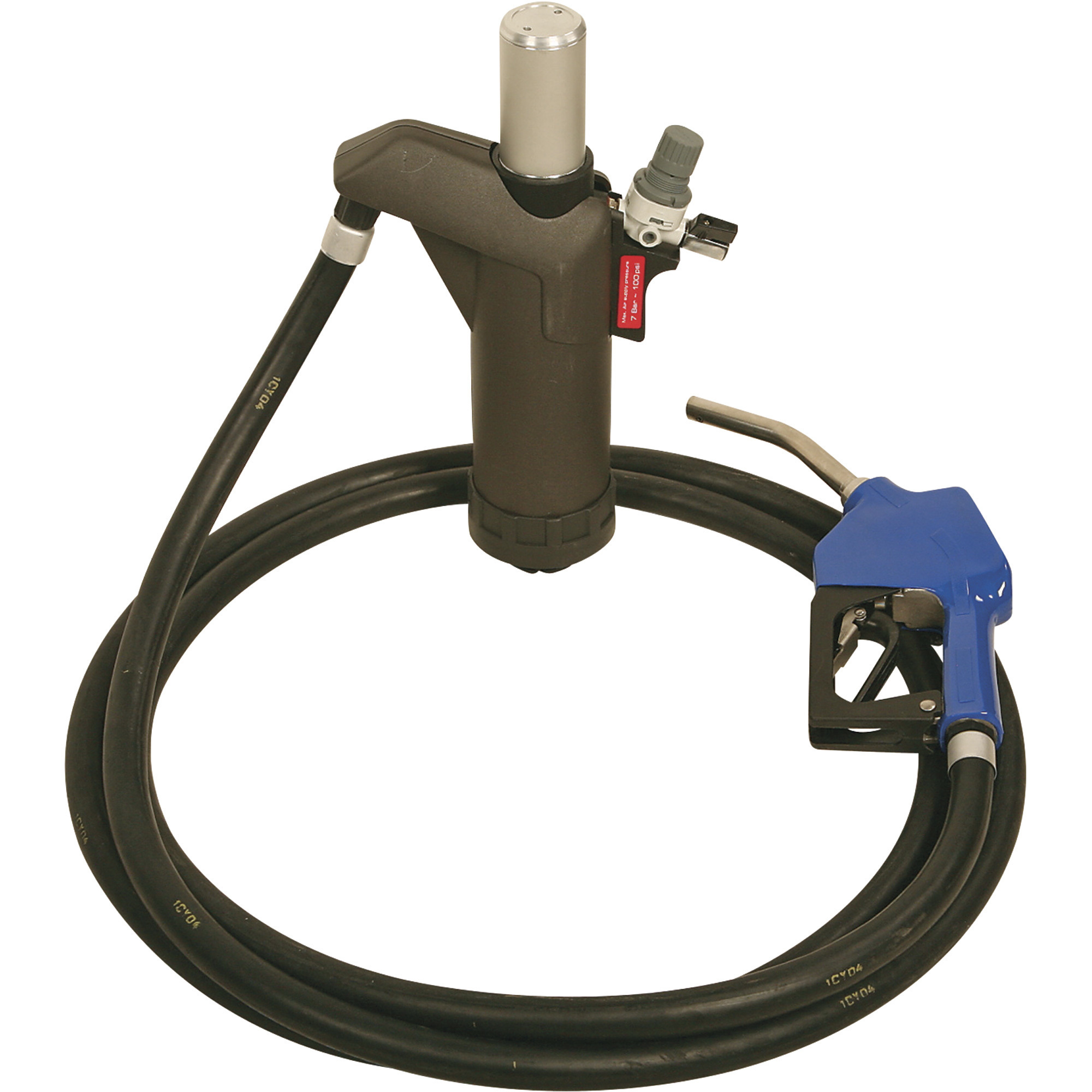 LiquiDynamics 1:1 DEF Air Pump System, Automatic Stainless Steel Shutoff Nozzle, Model# 560008A-12A